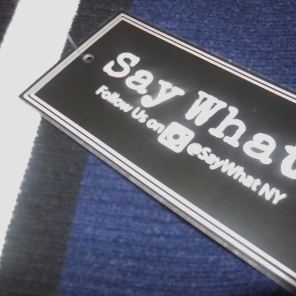 Pullover Cropped Sweater NEW Blue Short Knit Top 3/4 Sleeve Lightweight - Picture 7 of 9